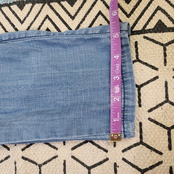 LOU & GREY CHAMBRAY LONG SLEEVE JUMPSUIT, SZ XS - Picture 15 of 15